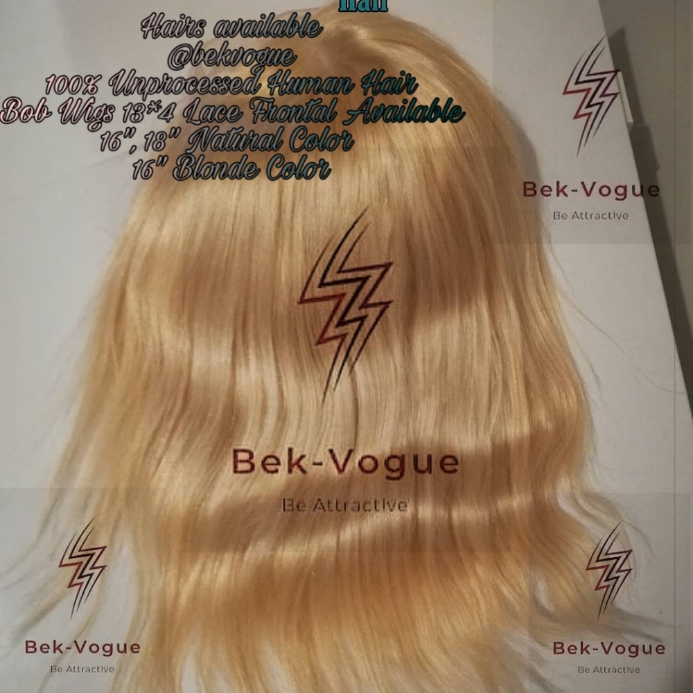 16 Inches Bob Style Unprocessed Human Hair Wig